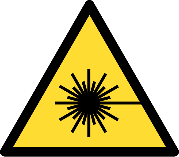 文件:DIN 4844-2 Warnung vor Laserstrahl D-W010.svg