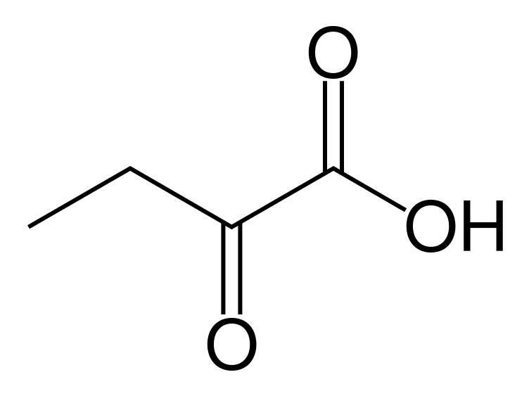 文件:Alpha-ketobutyric acid.svg