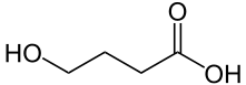 文件:4-Hydroxybutansäure - 4-Hydroxybutanoic acid.svg