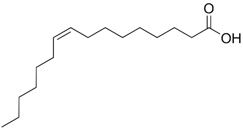 文件:Palmitoleic acid.svg