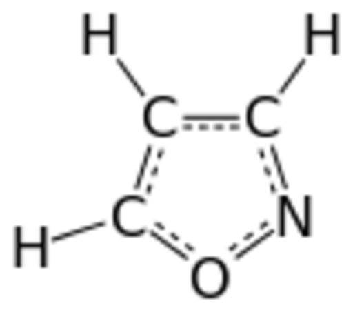 File:Isoxazole 2D aromatic full.svg