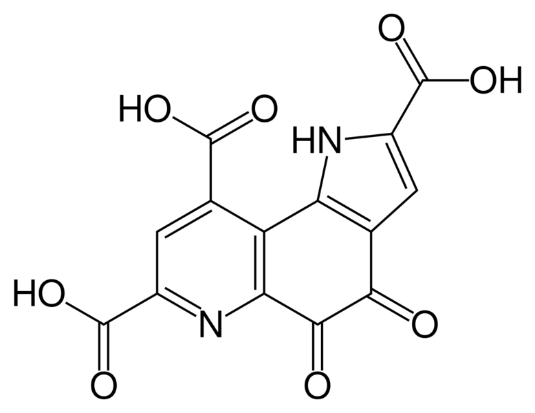 File:Pyrroloquinoline quinone.svg